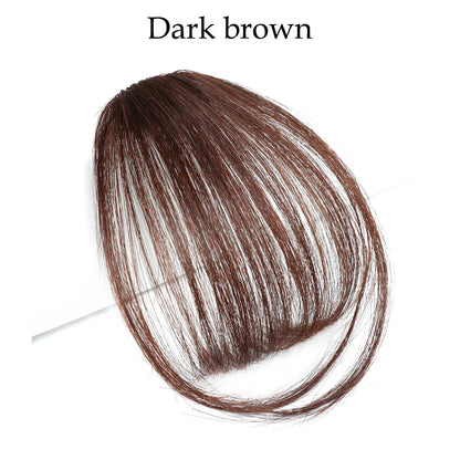 Faux Air Frange Extension de Cheveux à Clipser - Frange Synthétique Naturelle