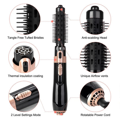Brosse Sèche-Cheveux 4 en 1 Multifonction