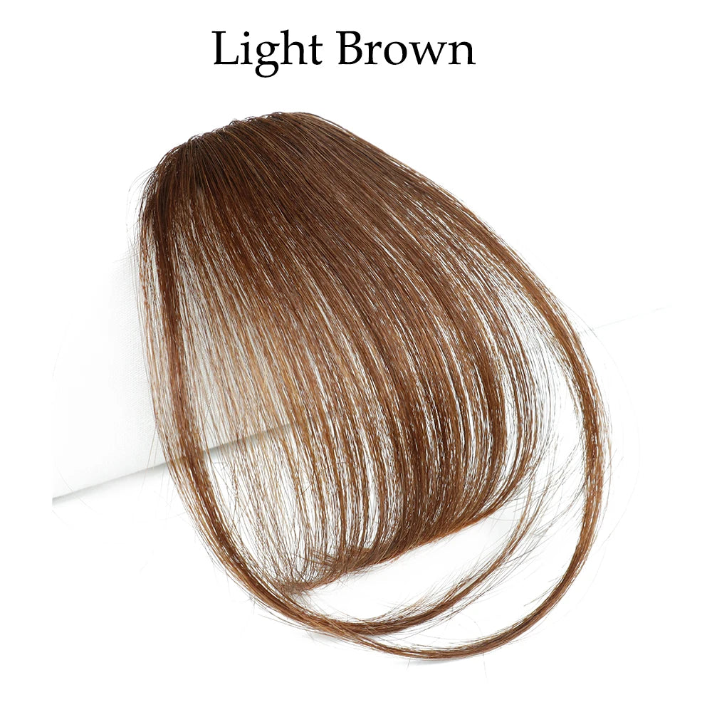 Faux Air Frange Extension de Cheveux à Clipser - Frange Synthétique Naturelle