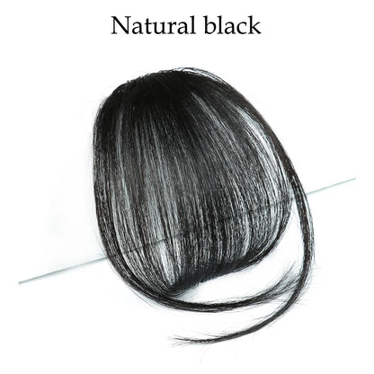 Faux Air Frange Extension de Cheveux à Clipser - Frange Synthétique Naturelle