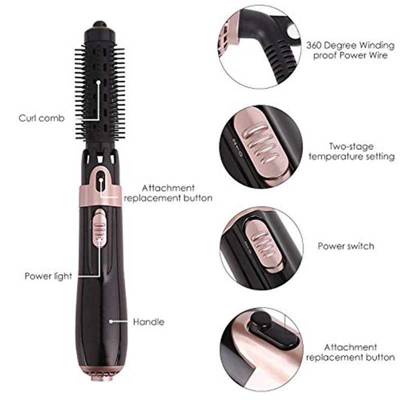 Brosse Sèche-Cheveux 4 en 1 Multifonction